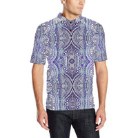 Polynesian Polo Shirt Violet Unisex Black - Polynesian Pride