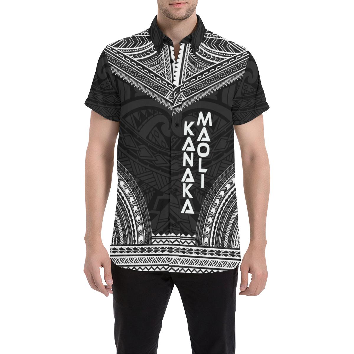 Kanaka Maoli Polynesian Chief Shirt - Black Version - Polynesian Pride