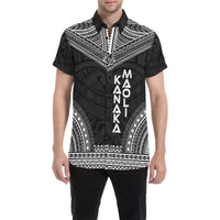 Kanaka Maoli Polynesian Chief Shirt - Black Version - Polynesian Pride