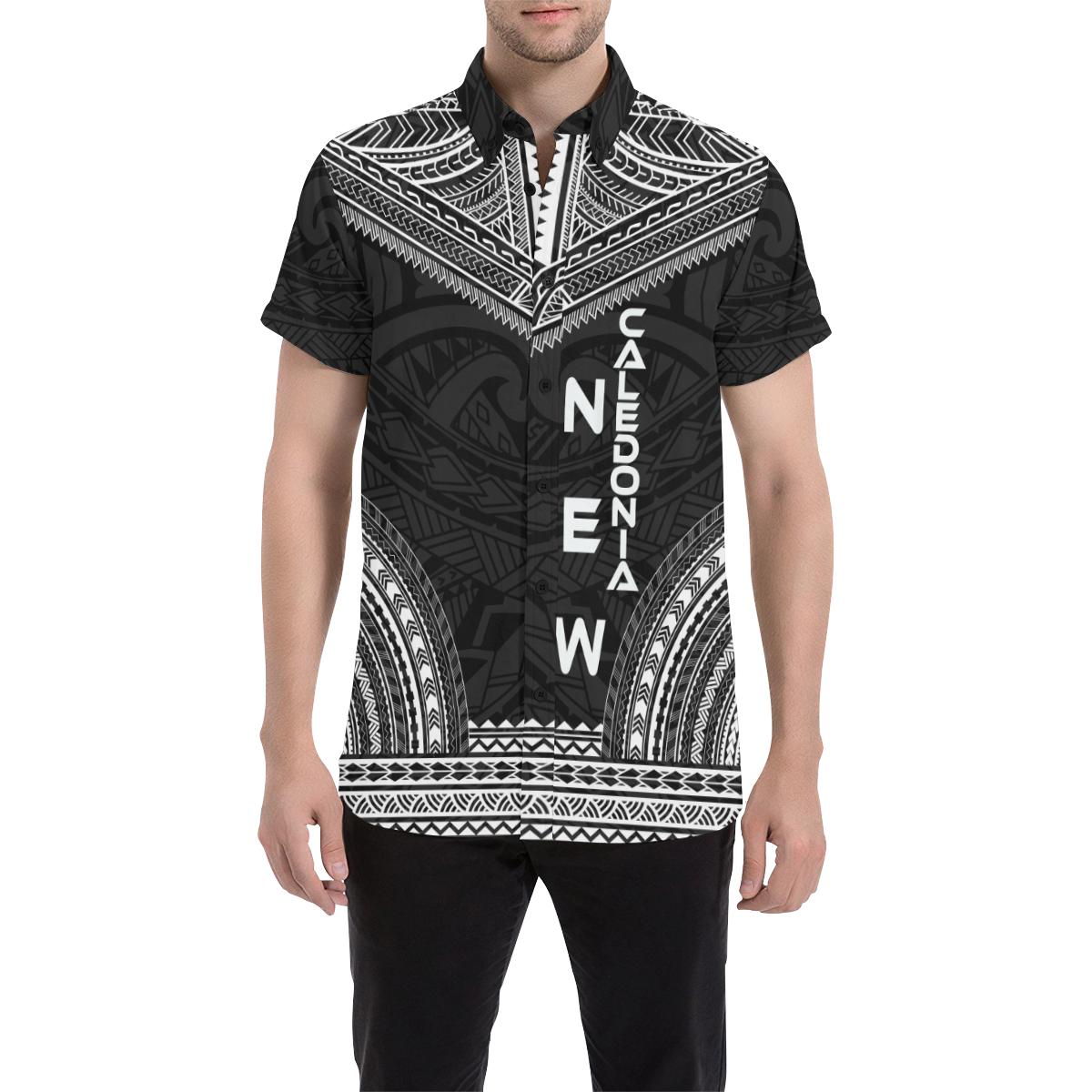 New Caledonia Polynesian Chief Shirt - Black Version - Polynesian Pride