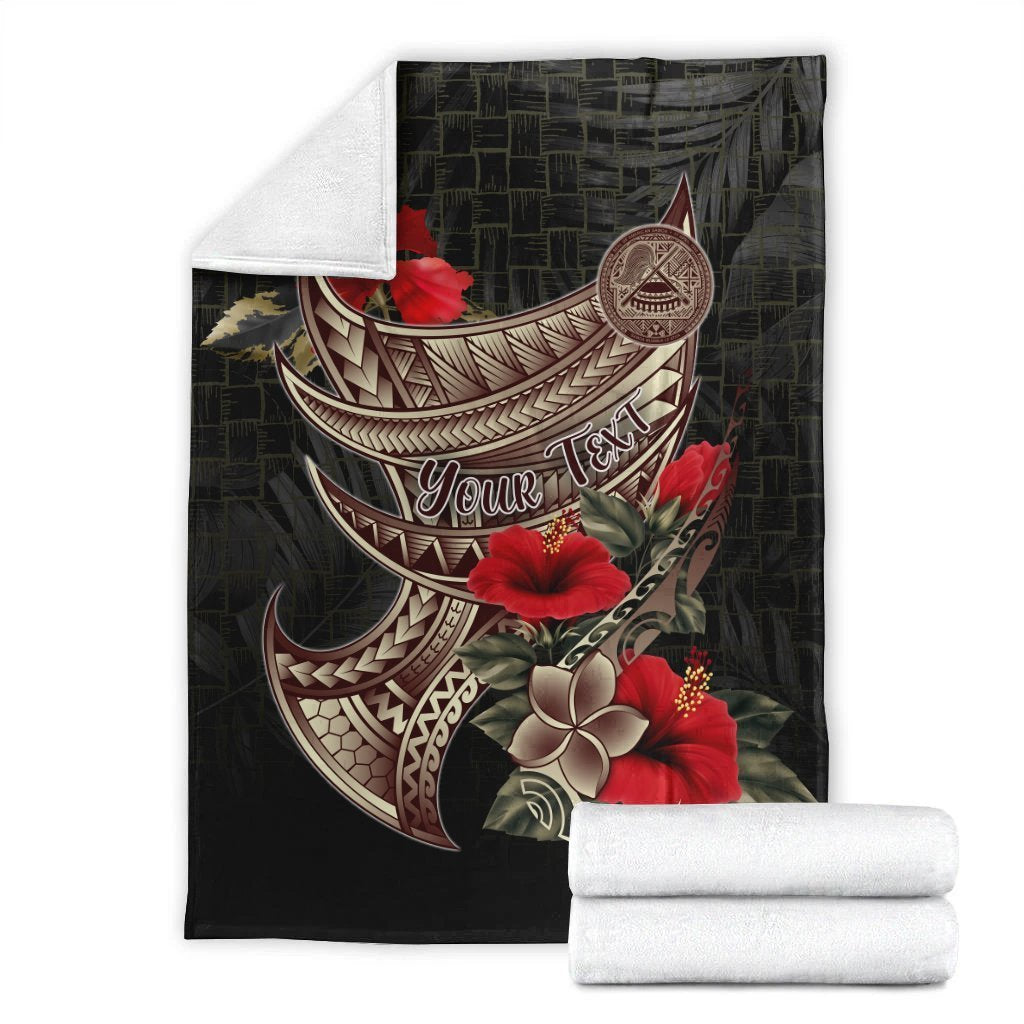 American Samoa Custom Personalised Premium Blanket - Polynesian Tribal Vintage Style - Polynesian Pride