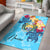 Nauru Area Rug - Tropical Style Blue - Polynesian Pride