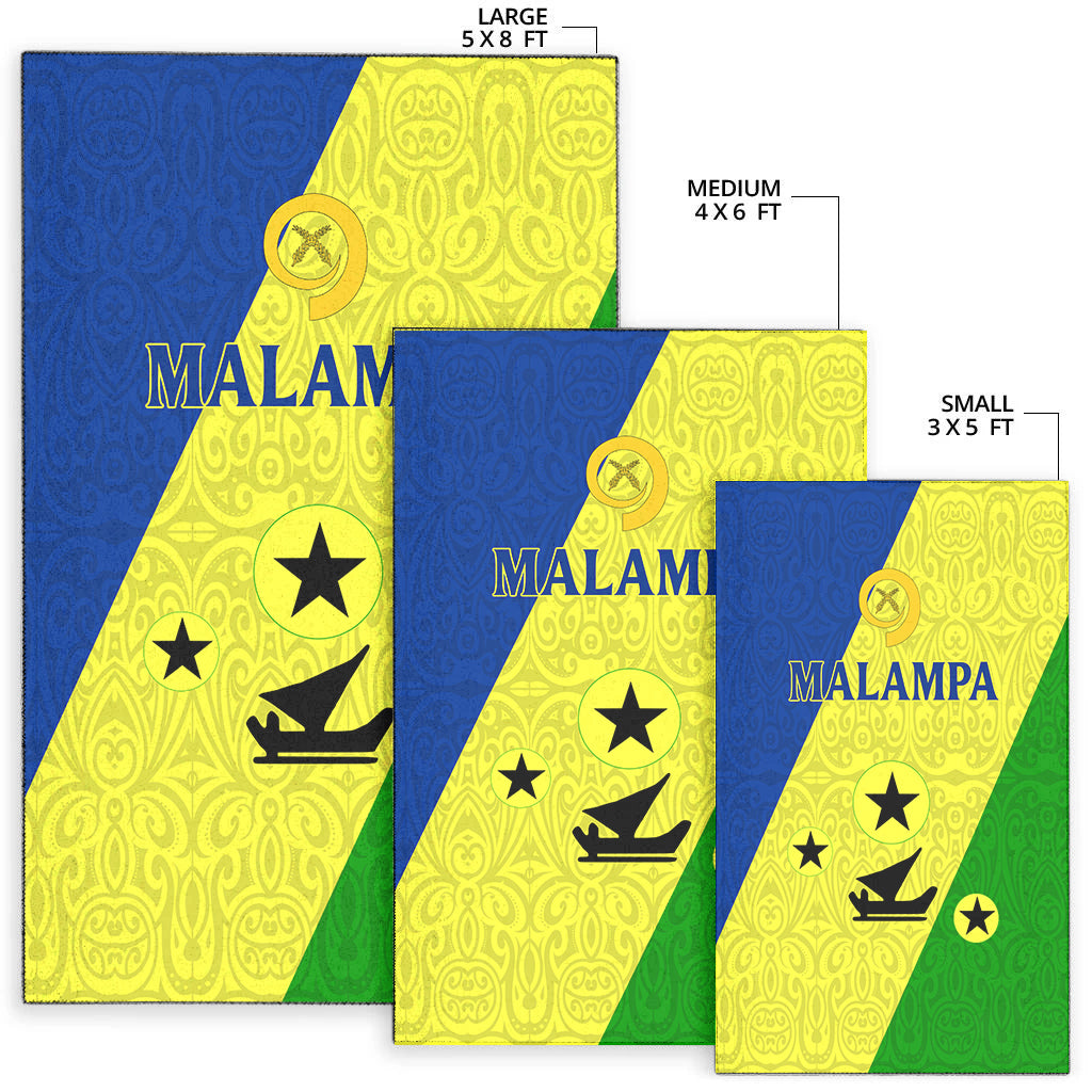 Vanuatu Malampa Province Area Rug - Flag Style - LT12 - Polynesian Pride