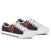 Guam Low Top Shoes - Butterfly Polynesian Style - Polynesian Pride