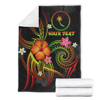 Chuuk Polynesian Personalised Premium Blanket - Legend of Chuuk (Reggae) - Polynesian Pride