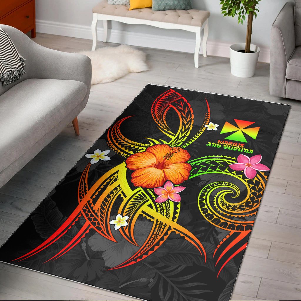 Wallis and Futuna Polynesian Area Rug - Legend of Wallis and Futuna (Reggae) Reggae - Polynesian Pride