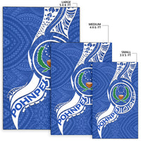 Pohnpei Area Rug - Micronesia Pride Blue - LT12 - Polynesian Pride