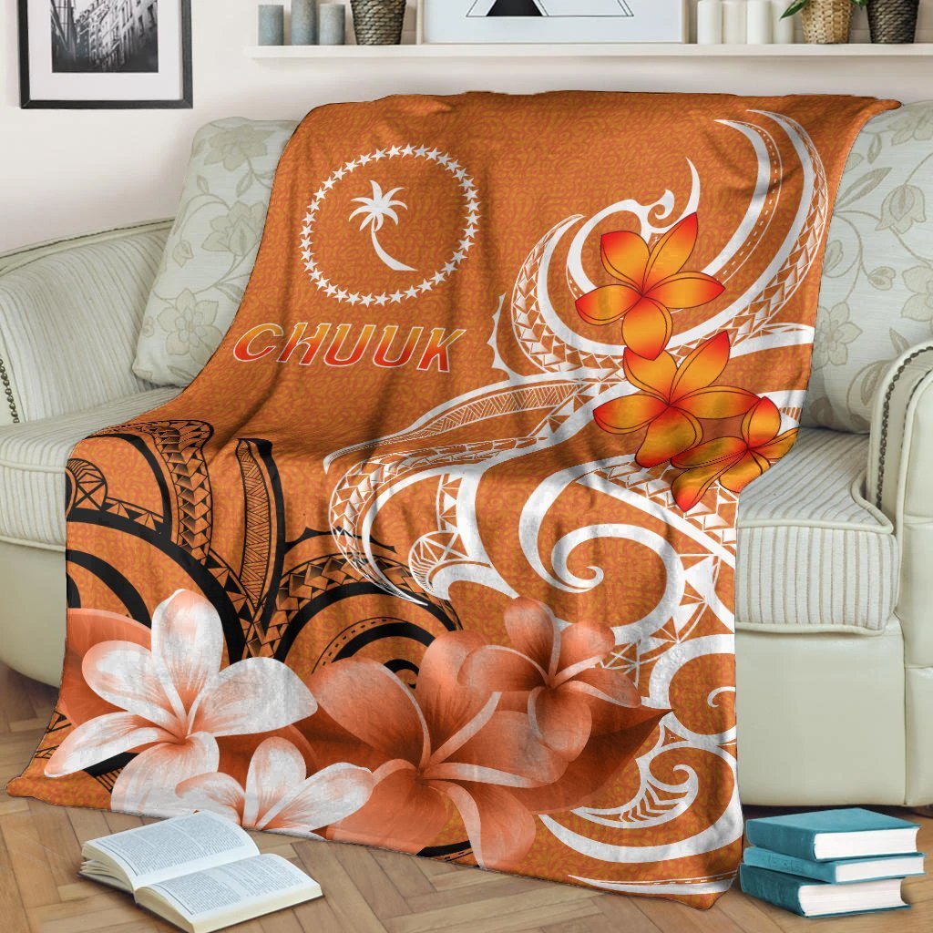 Chuuk Premium Blanket - Chuuk Spirit White - Polynesian Pride