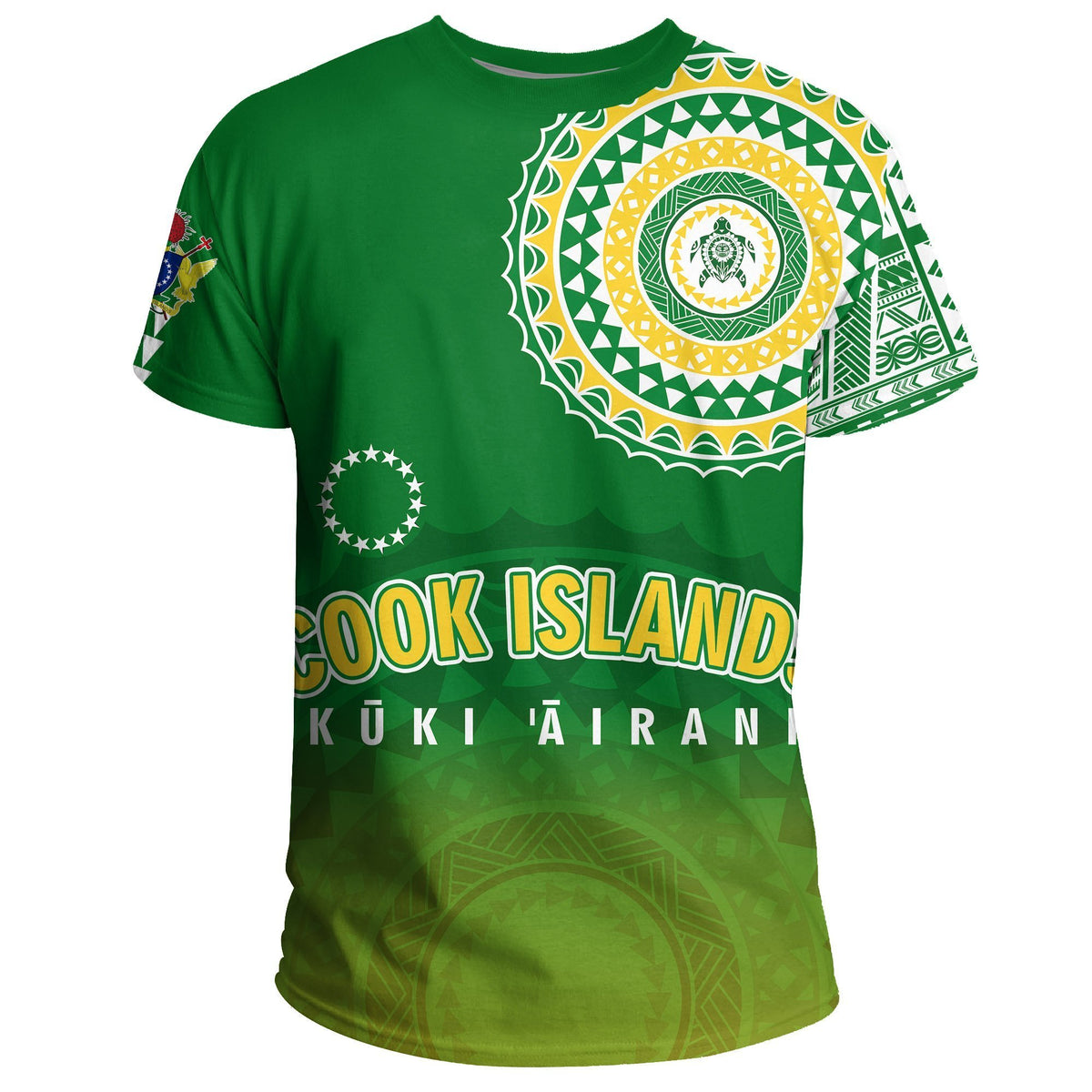 Cook islands T Shirt Tattoo Style Unisex Black - Polynesian Pride