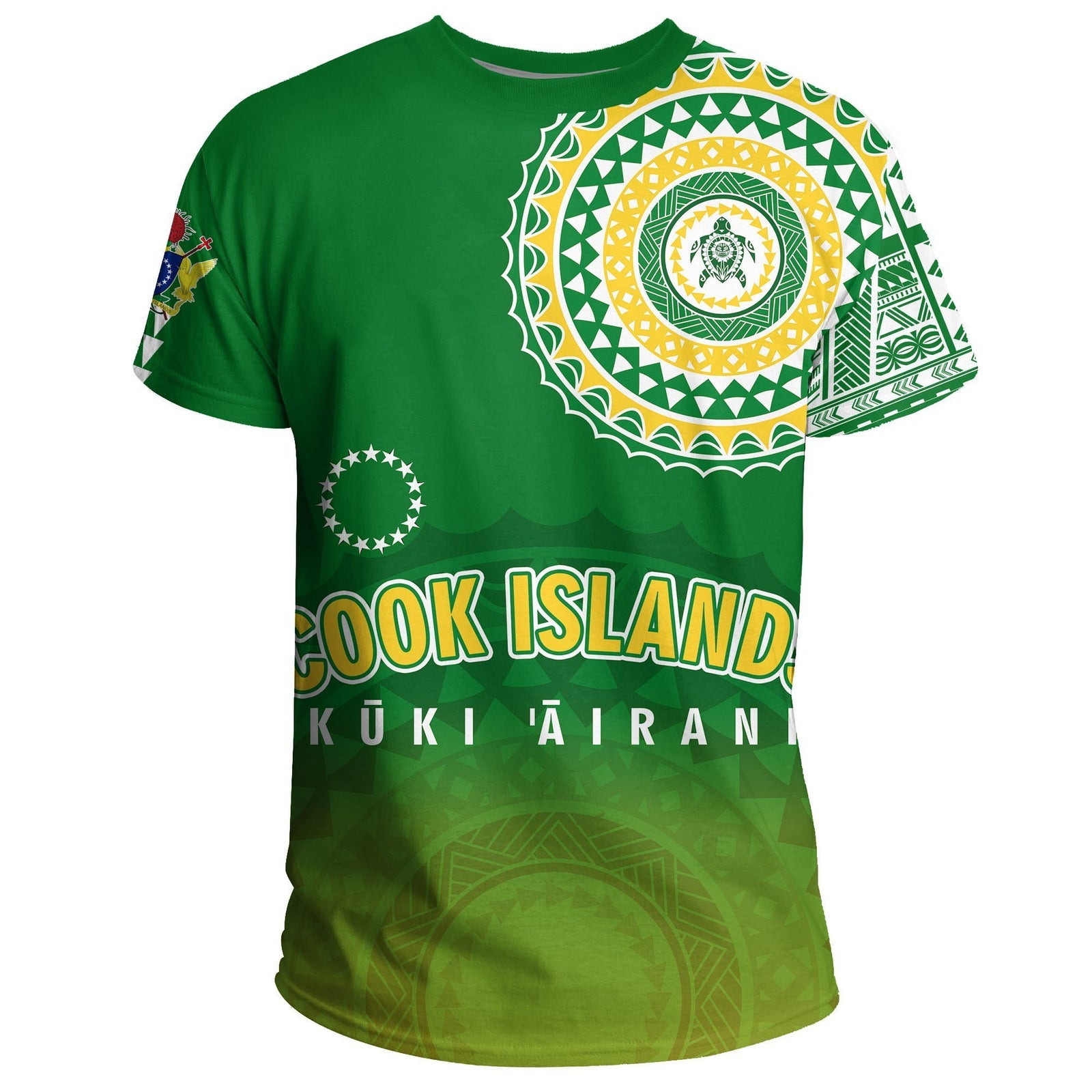 Cook islands T Shirt Tattoo Style Unisex Black - Polynesian Pride