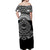 Marquesas Islands Off Shoulder Long Dress Simplified Version - Black LT8 - Polynesian Pride