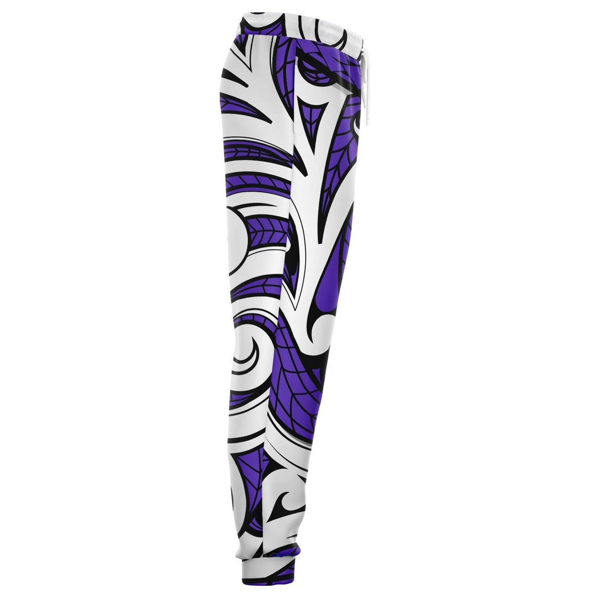 Polynesian Maori Ethnic Ornament Violet Joggers - Polynesian Pride