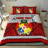 (Custom Personalised) Tonga Bedding Set Be Unique Version 02 Red LT13 - Polynesian Pride