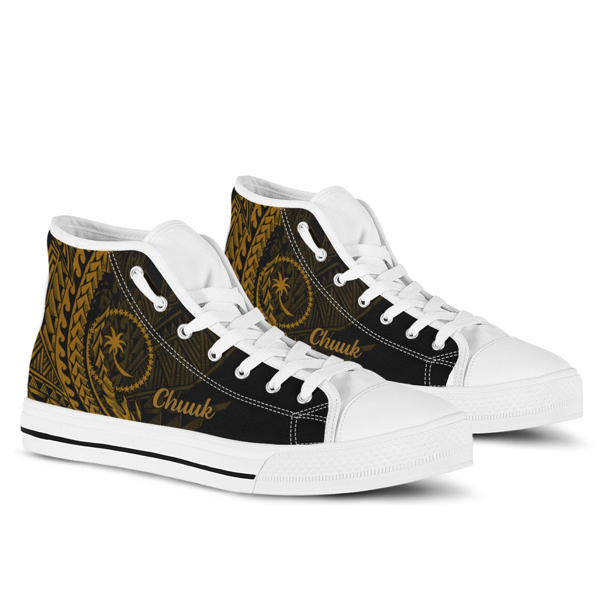Chuuk High Top Shoes - Wings Style - Polynesian Pride