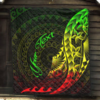 Samoa Premium Quilt - Custom Personalised Polynesian Pattern Style Reggae Color - Polynesian Pride
