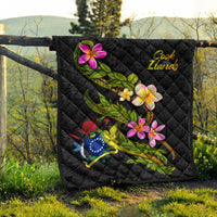 Cook Islands Polynesian Quilt - Plumeria Tribal - Polynesian Pride