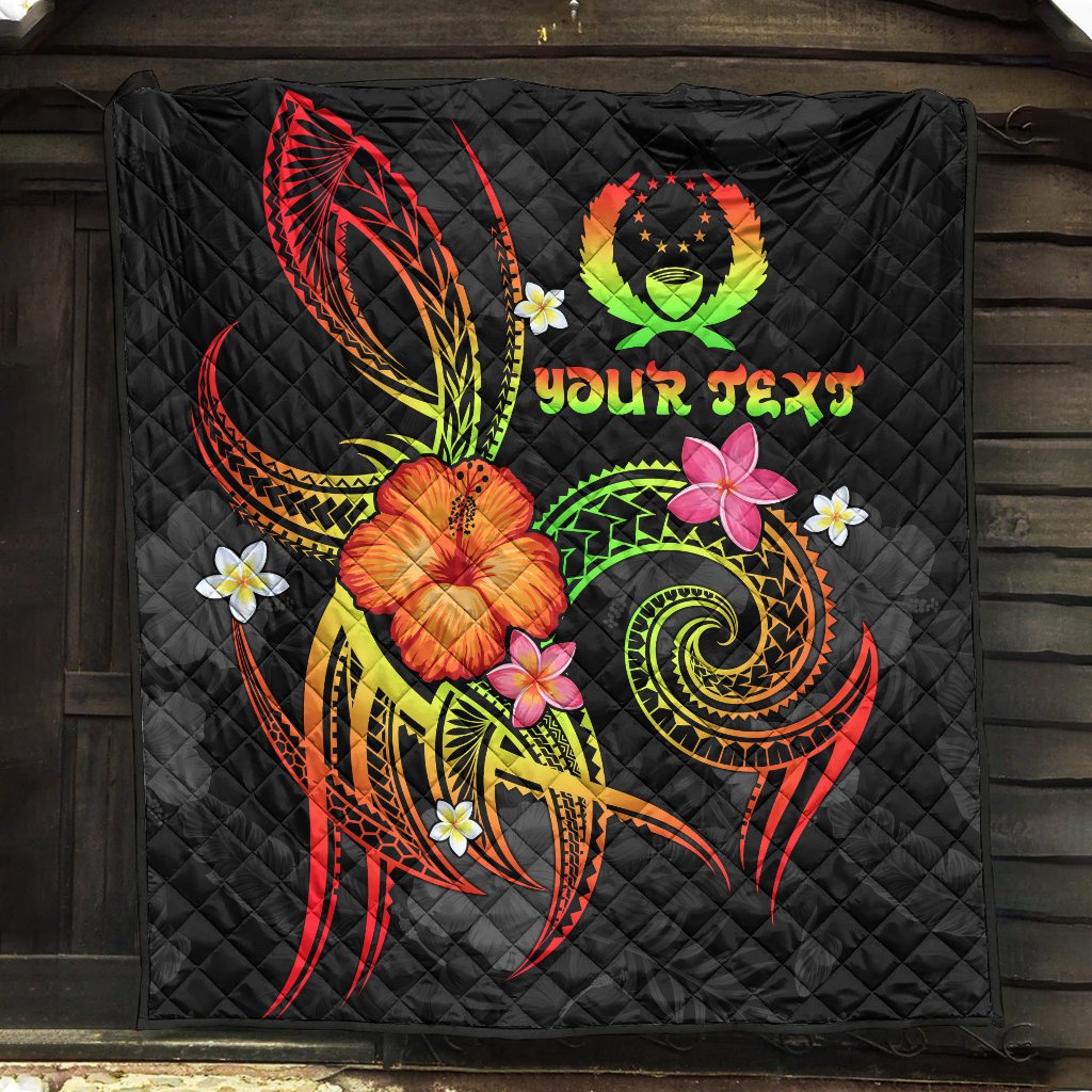 Pohnpei Polynesian Personalised Premium Quilt - Legend of Pohnpei (Reggae) - Polynesian Pride