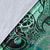 Chuuk State Premium Blanket - Vintage Floral Pattern Green Color - Polynesian Pride