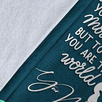 (Custom Personalised) Wallis and Futuna Mothers Day With Green Turtle Blanket - LT12 - Polynesian Pride