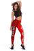 Kingdom of Tonga Women Leggings 2021 Tonga National Day LT13 Red - Polynesian Pride