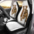 Guam Car Seat Covers - Chamorro With Puntan Universal Fit Brown - Polynesian Pride