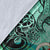 Vanuatu Premium Blanket - Vintage Floral Pattern Green Color - Polynesian Pride