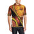 Marquesas Islands All Over Print Polo Shirt Tiki Face Sport Style Unisex Orange - Polynesian Pride