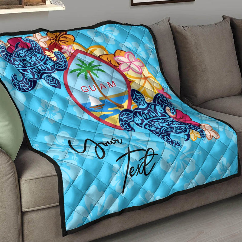 Guam Custom Personalised Premium Quilt - Tropical Style