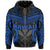 Hawaii Polynesian Tribal Kanaka Maoli Zipper Hoodie Blue Mark Style - Polynesian Pride