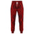 Polynesian Symmetry Red Joggers Unisex Red - Polynesian Pride