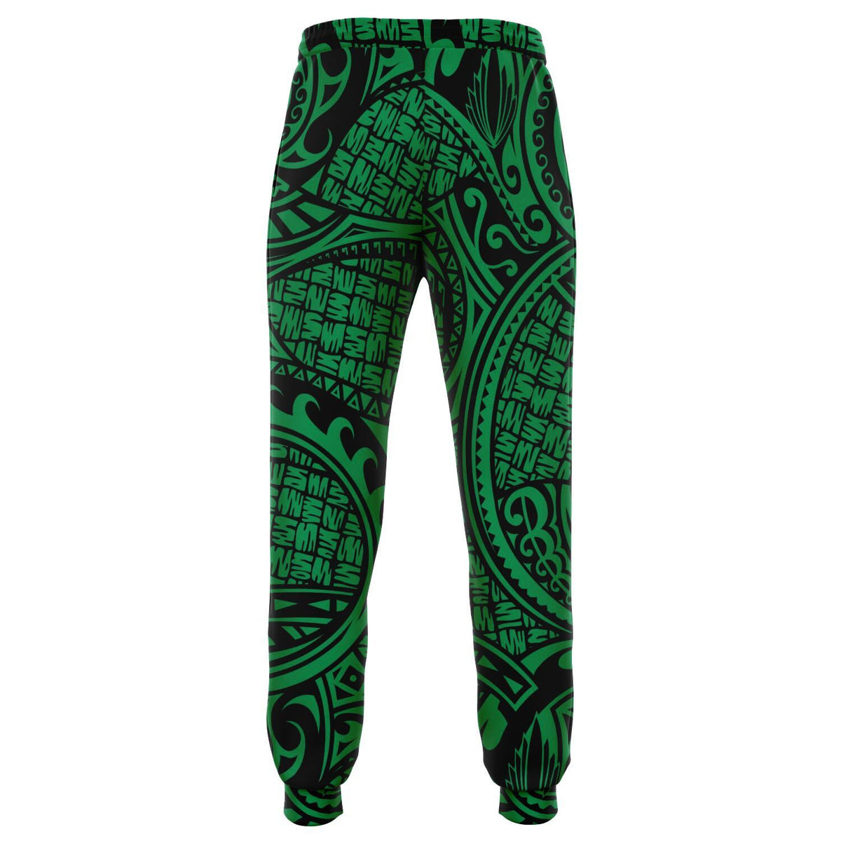 Polynesian Maori Lauhala Green Joggers - Polynesian Pride