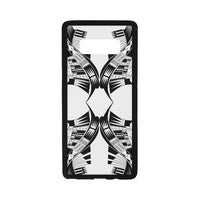 Polynesian 19 Rubber Phone Case One Size Samsung Galaxy Note 8 Black - White - Polynesian Pride