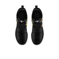 Cornwall Rugby Leather Boots - Celtic Cornwall Rugby Ball - Polynesian Pride