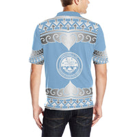 Federated States of Micronesia Polynesian Polo Shirt FSM Wave Style - Polynesian Pride