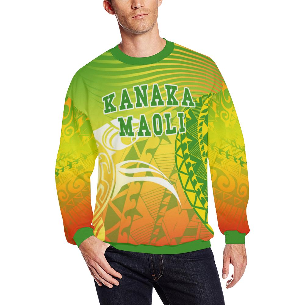 Kanaka Maoli Polynesian Sweatshirt - Turtle Style - Polynesian Pride