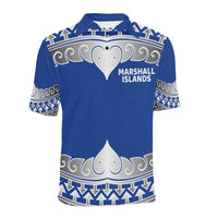 Marshall Islands Polo Shirt Marshall Islands Wave Style - Polynesian Pride