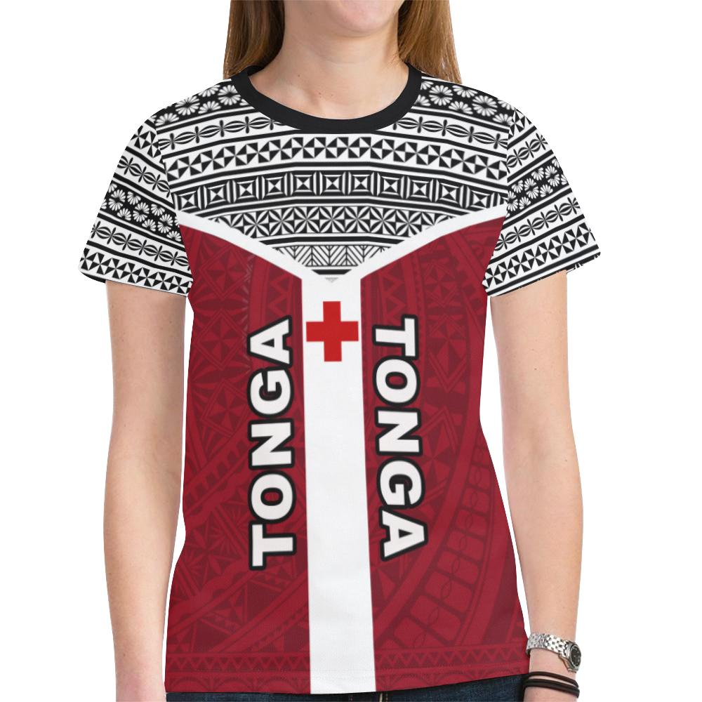 Tonga T Shirt Tonga Flag Tapa Pattern - Polynesian Pride