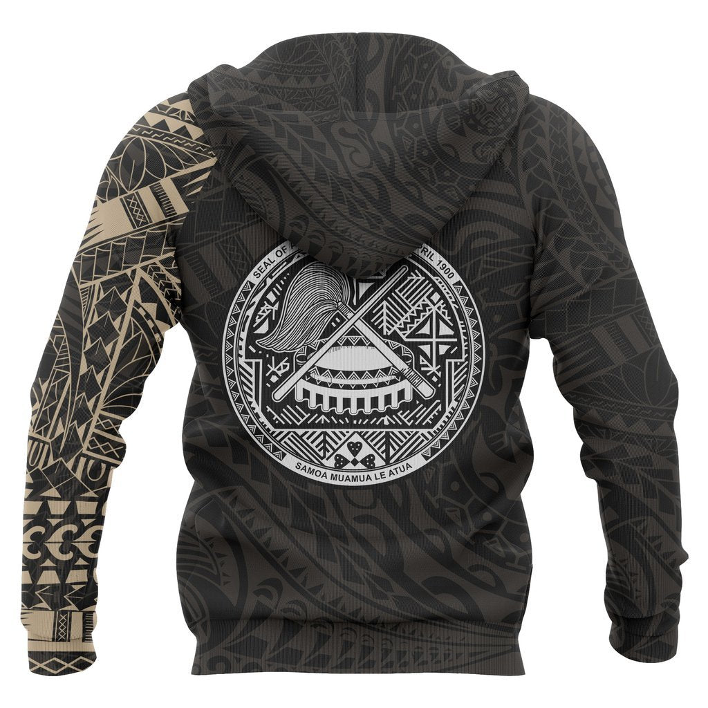 American Samoa Hoodie Polynesian Turtle Tattoo Style New update - Polynesian Pride