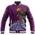 (TOKO BRAZY) Hawaii Baseball Jacket - Waianae High Baseball Jacket AH Unisex Red - Polynesian Pride