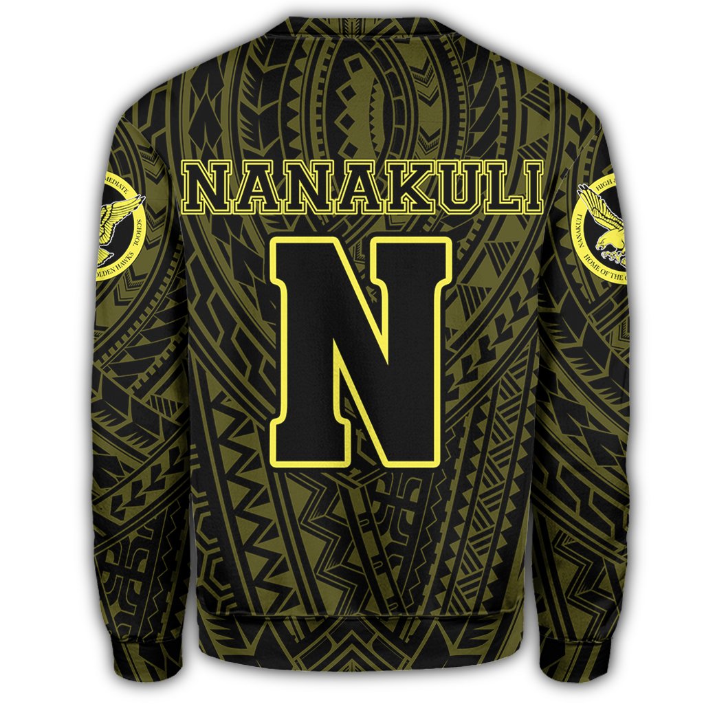 Hawaii - Nanakuli High School Hawk Polynesian Sweat Shirt - AH - Polynesian Pride