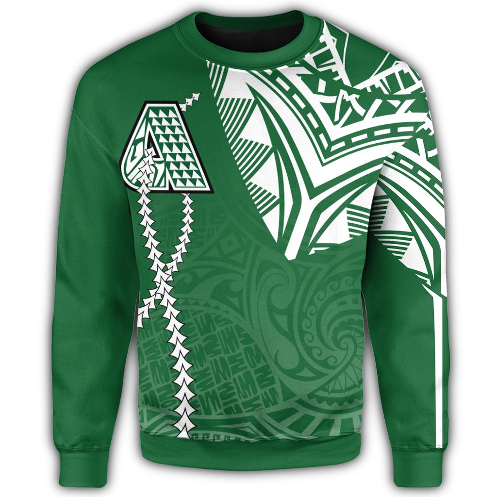 Hawaii Sweatshirt - Aiea High Sweatshirt - Forc Style AH - Polynesian Pride
