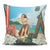 Aloha Hula Dance Pillow Covers One Size Zippered Pillow Case 18"x18"(Twin Sides) Black - Polynesian Pride