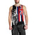 Hawaiian - Hawaii King Flag Tank Top - AH Black - Polynesian Pride
