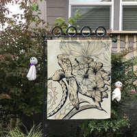 Hawaiian - Hawaii Turtle Hibiscus Polynesian Vintage Flag - Beige - AH - Polynesian Pride