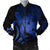 Hawaiian - Hawaii Turtle Hibiscus Polynesian Vintage Bomber Jacket - Blue - AH Black Unisex - Polynesian Pride