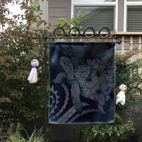 Hawaiian - Hawaii Turtle Hibiscus Polynesian Vintage Flag - Gray - AH - Polynesian Pride