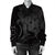 Hawaiian - Hawaii Turtle Hibiscus Polynesian Vintage Bomber Jacket - Gray - AH - Polynesian Pride