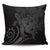 Hawaiian - Hawaii Turtle Hibiscus Polynesian Vintage Pillow Covers - Gray - AH Pillow Covers Black - Polynesian Pride