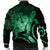 Hawaiian - Hawaii Turtle Hibiscus Polynesian Vintage Bomber Jacket - Green - AH - Polynesian Pride