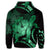 Hawaiian Hoodie Hawaiian Turtle Hibiscus Polynesian Vintage Hoodie Green - Polynesian Pride